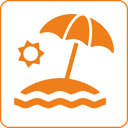 Галечный пляж - 150 м